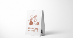 牛皮紙面包袋定制設(shè)計印刷案例